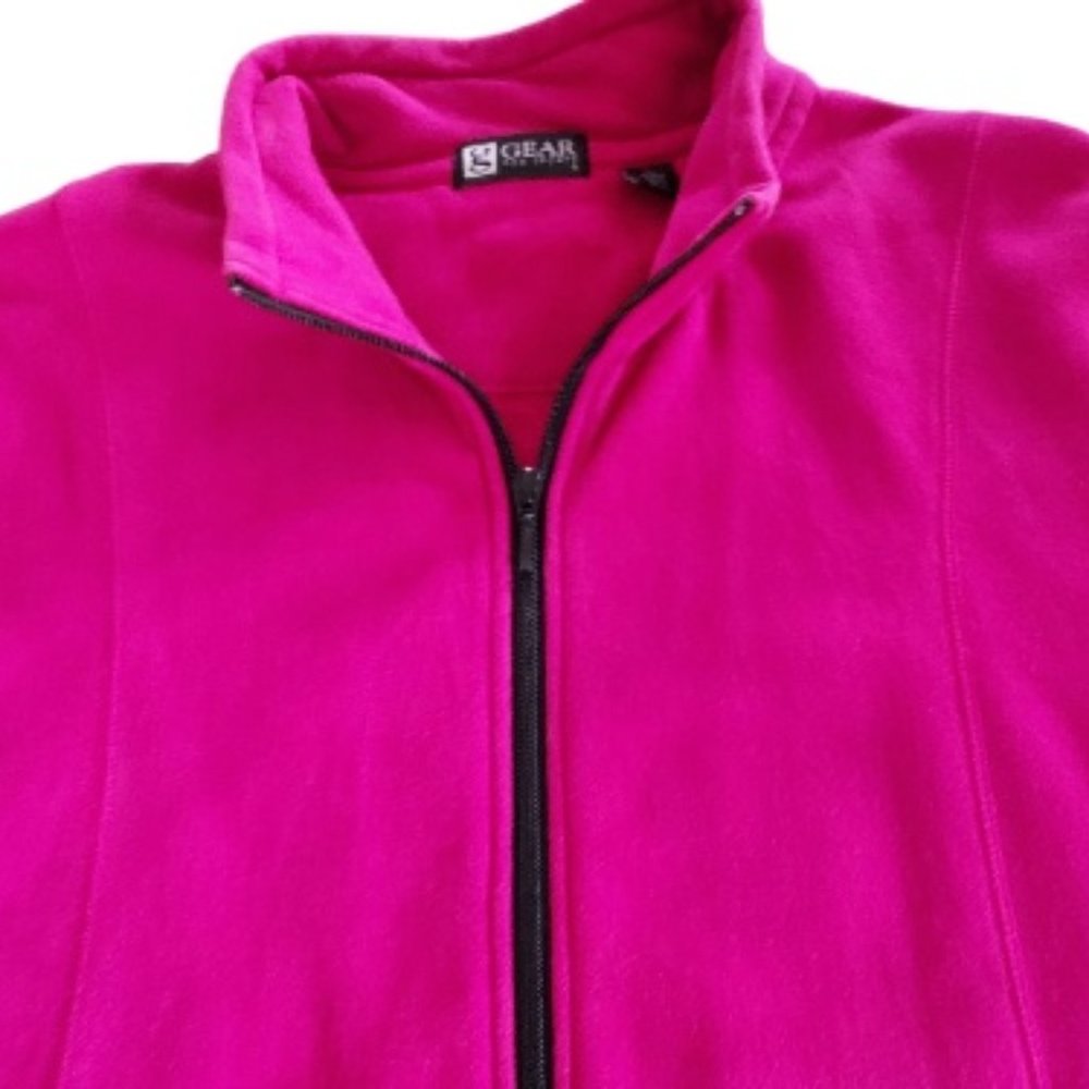 Woman's XL GEAR Cotton/Poly Fleece Lightweight Shorty Jacket